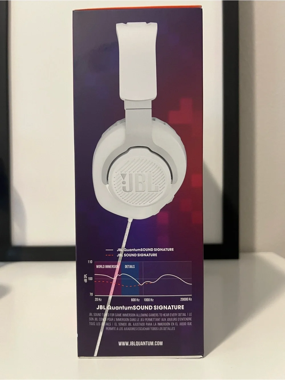JBL Quantum 100 Gaming Headset - White